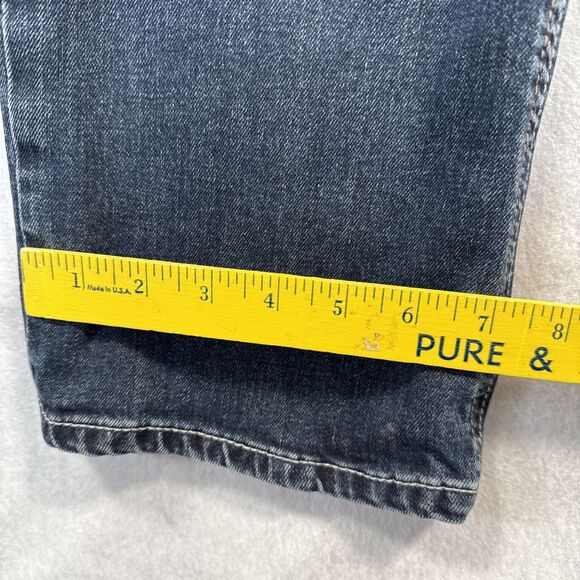 Rock & Republic Neil Mens Jeans Straight Embroidered Back Flap Pockets 34x32 Y2K - Picture 13 of 13